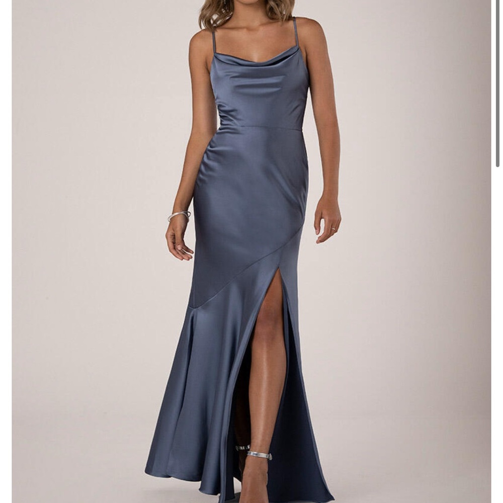 Sorella Vita - Elegant Black Satin Dress